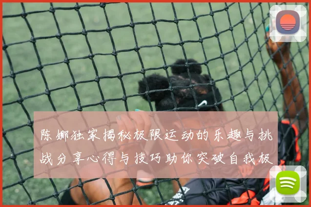 陈娜独家揭秘极限运动的乐趣与挑战分享心得与技巧助你突破自我极限
